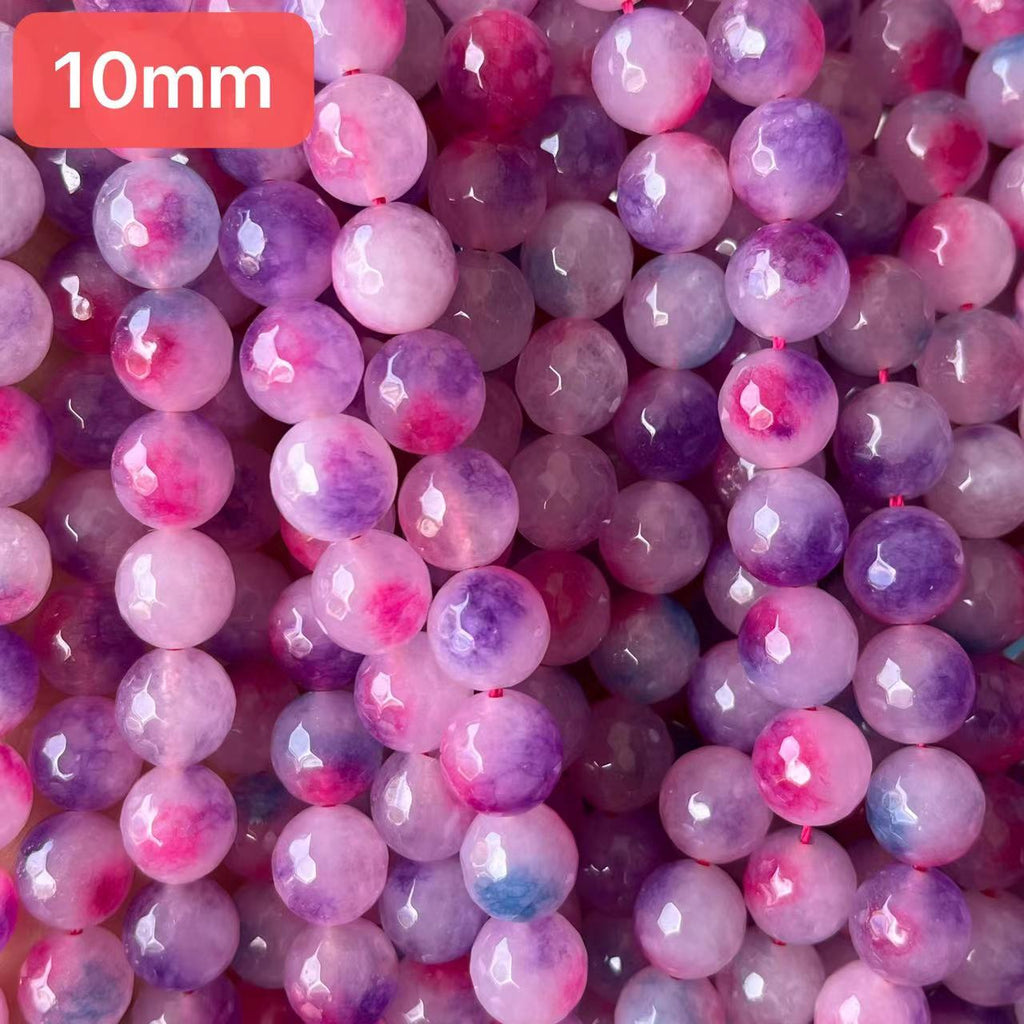 12x16mm Pink Gemstone Tumble Beads 1 String – beadsnfashion