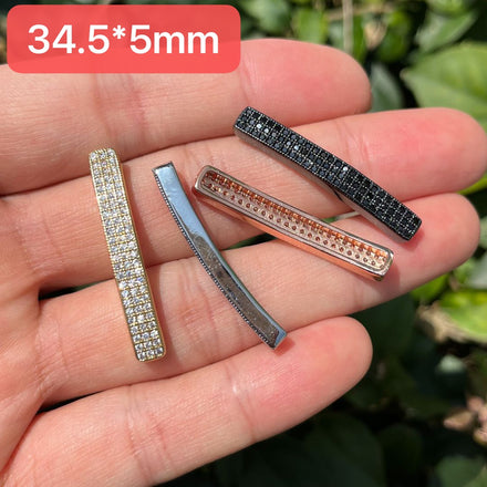 cz spacers - bar collection – Charms Beads Vendor